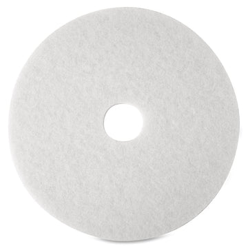 3M Niagara White Polishing Pad 4100N, 20 in, 5/Case